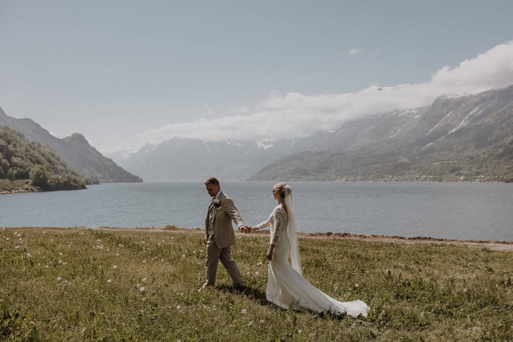 brudeparet annika og torkjell i hardanger