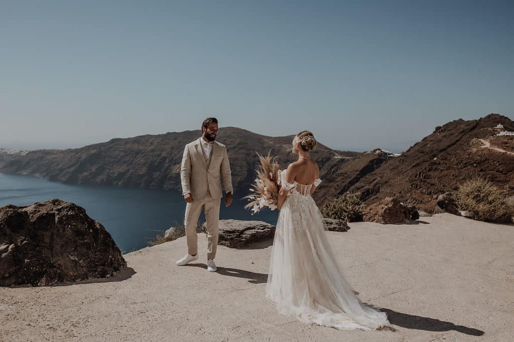 Bryllup i Santorini