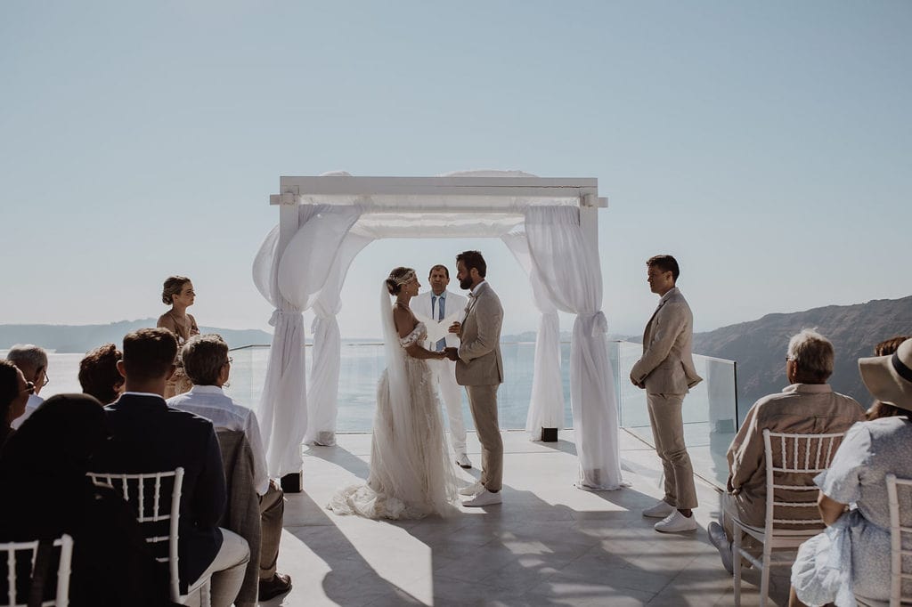 Bryllup i Santorini