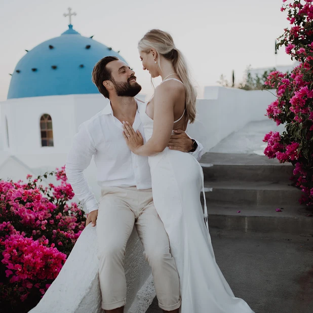 Bryllup i Santorini