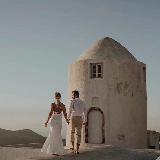 Bryllup i Santorini