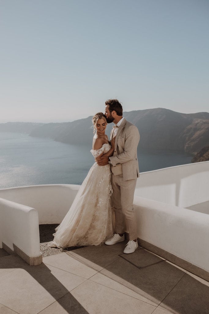 Bryllup i Santorini