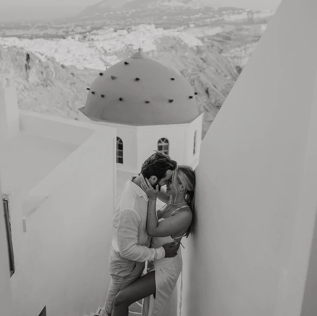 Bryllup i Santorini