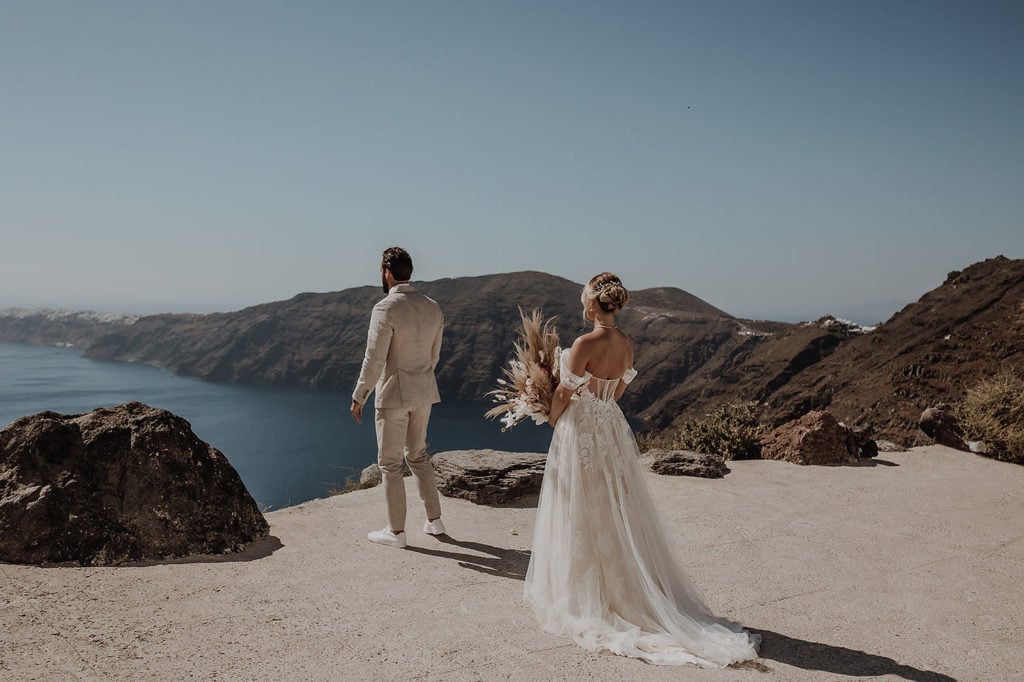 Bryllup i Santorini