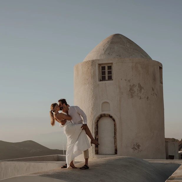 Bryllup i Santorini