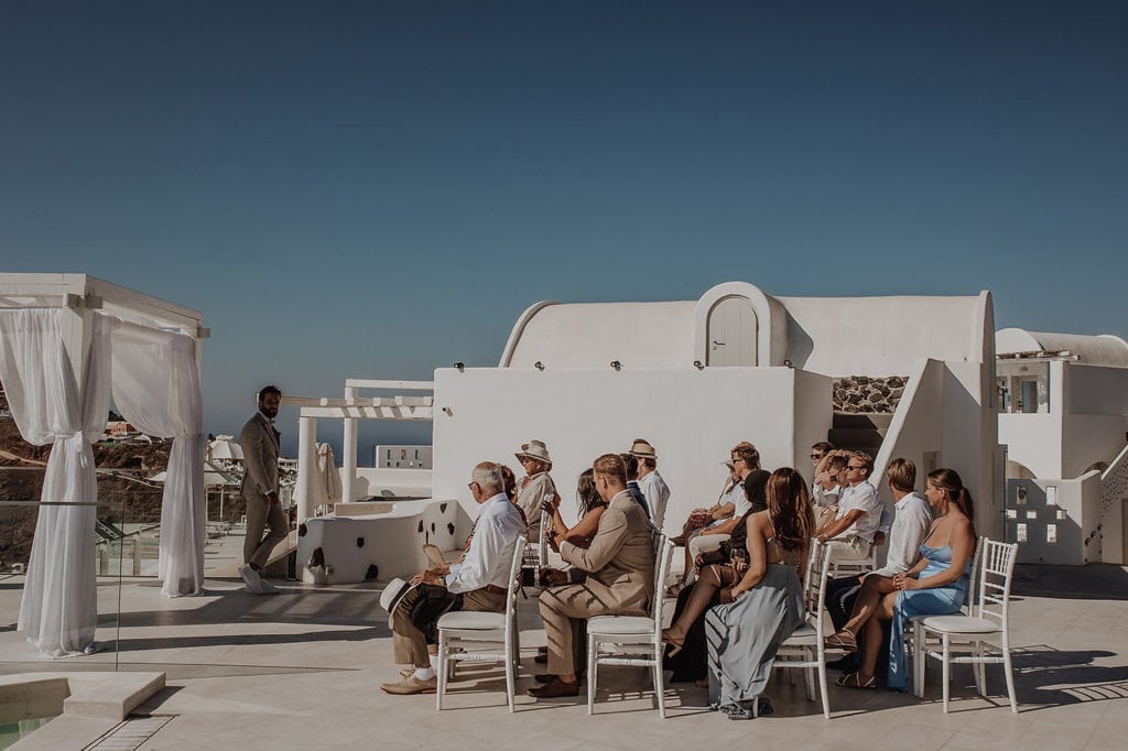 Bryllup i Santorini