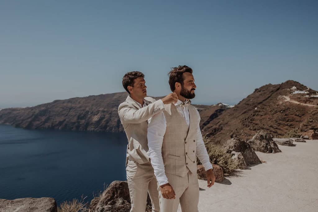 Bryllup i Santorini