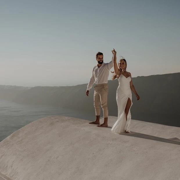 Bryllup i Santorini